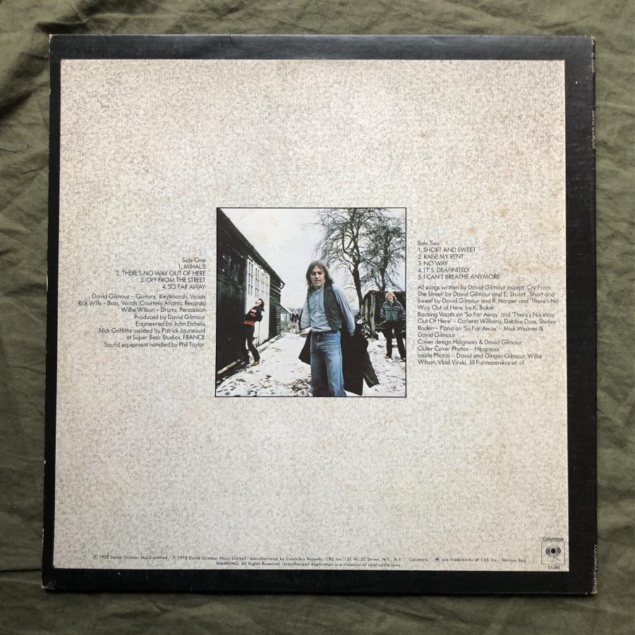 傷なし美盤 STERING刻印 1978年 米国盤 デヴィッド・ギルモア David 
