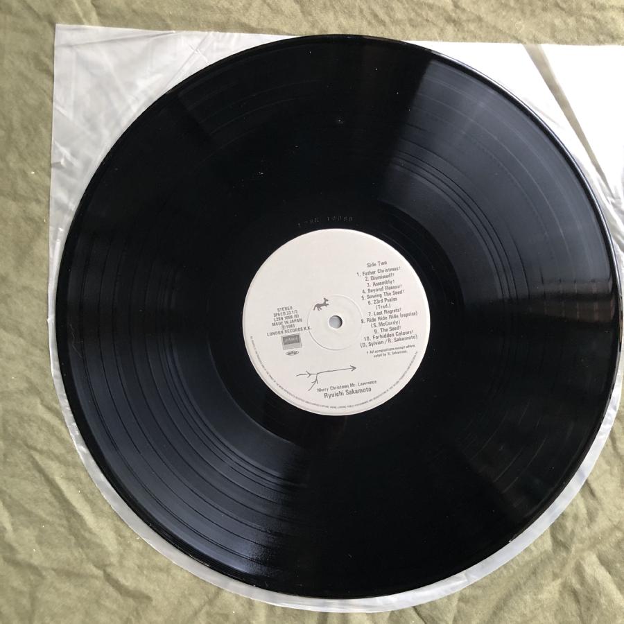 傷無美盤 美ジャケ 美品 1983年 オリジナル 坂本龍一 LPレコード 戦場