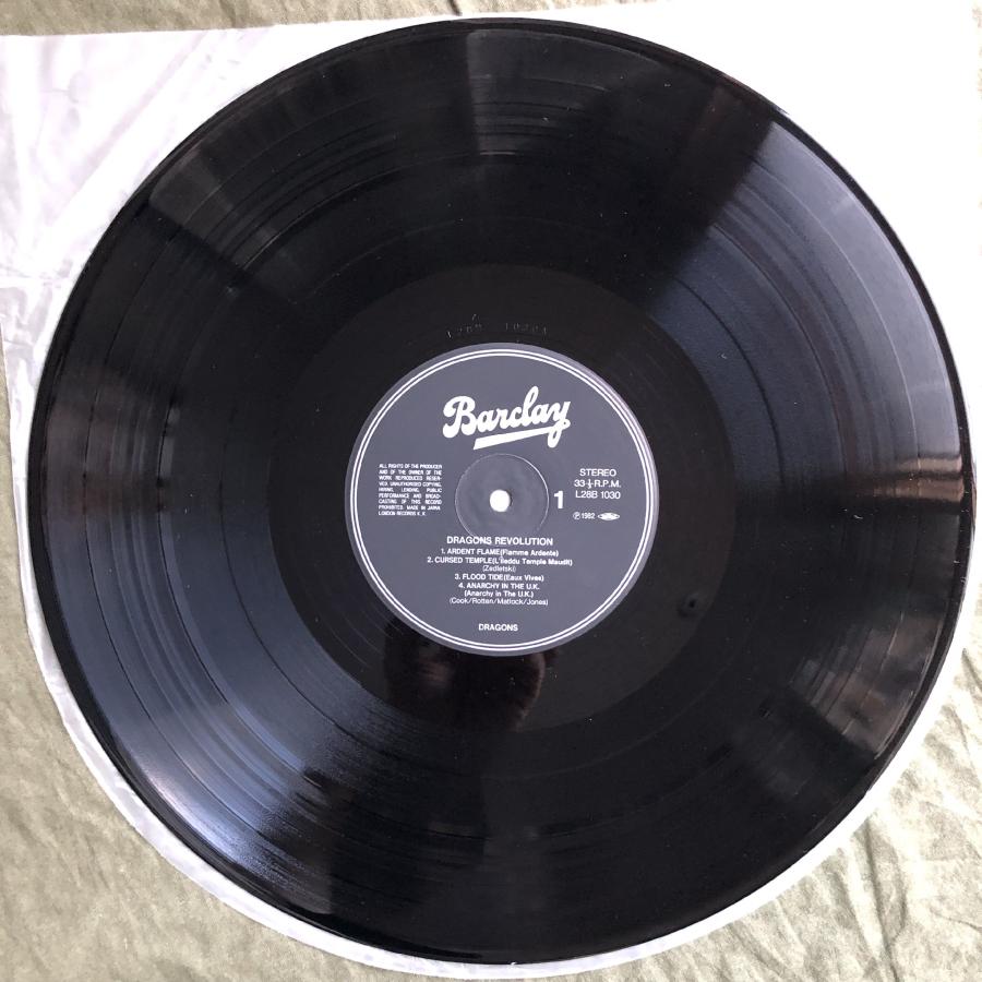 傷無美盤 美品 1982年 龍 (ドラゴンズ) LPレコード 龍革命 Dragons