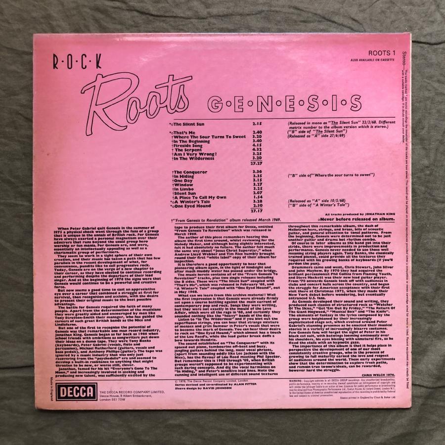 傷なし美盤 1976年 英国 本国オリジナルリリース盤 ジェネシス Genesis