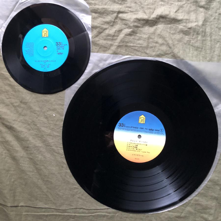 美盤 美ジャケ 美品 レア盤 1984年 ソフトクリーム LPレコード