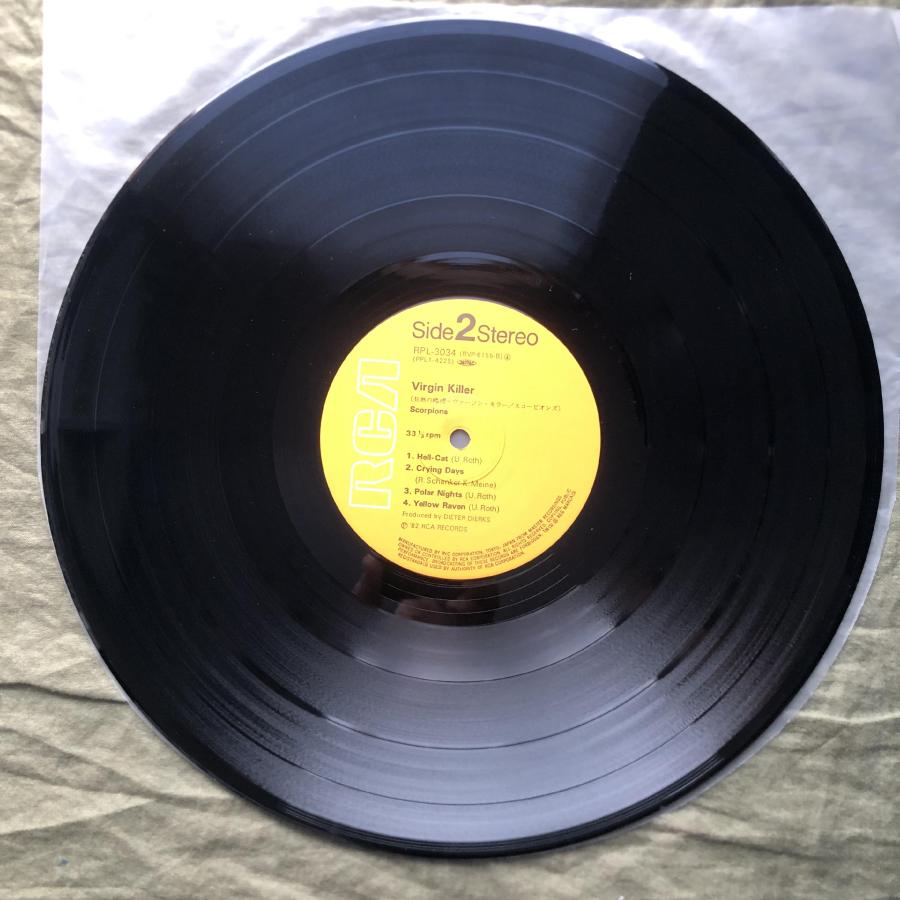 傷なし美盤 良ジャケ 両面マト121 1982年 国内盤 Scorpions LPレコード