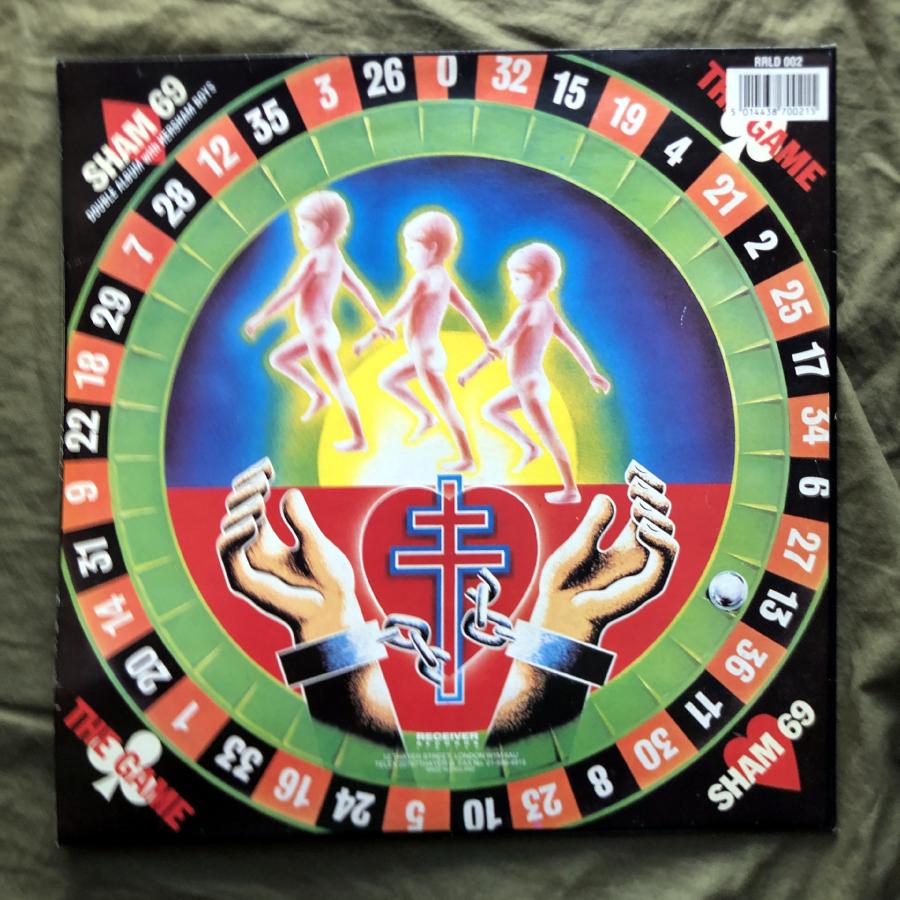 良盤 美ジャケ 1989年 英国 本国盤 シャム69 Sham 69 2枚組LPレコード