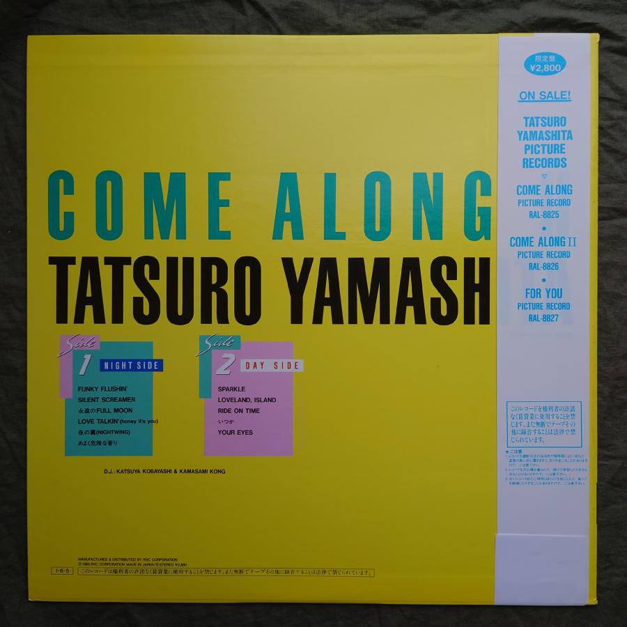 傷無美盤 美ジャケ 新品並み 1985年 山下達郎 ピクチャーLPレコード