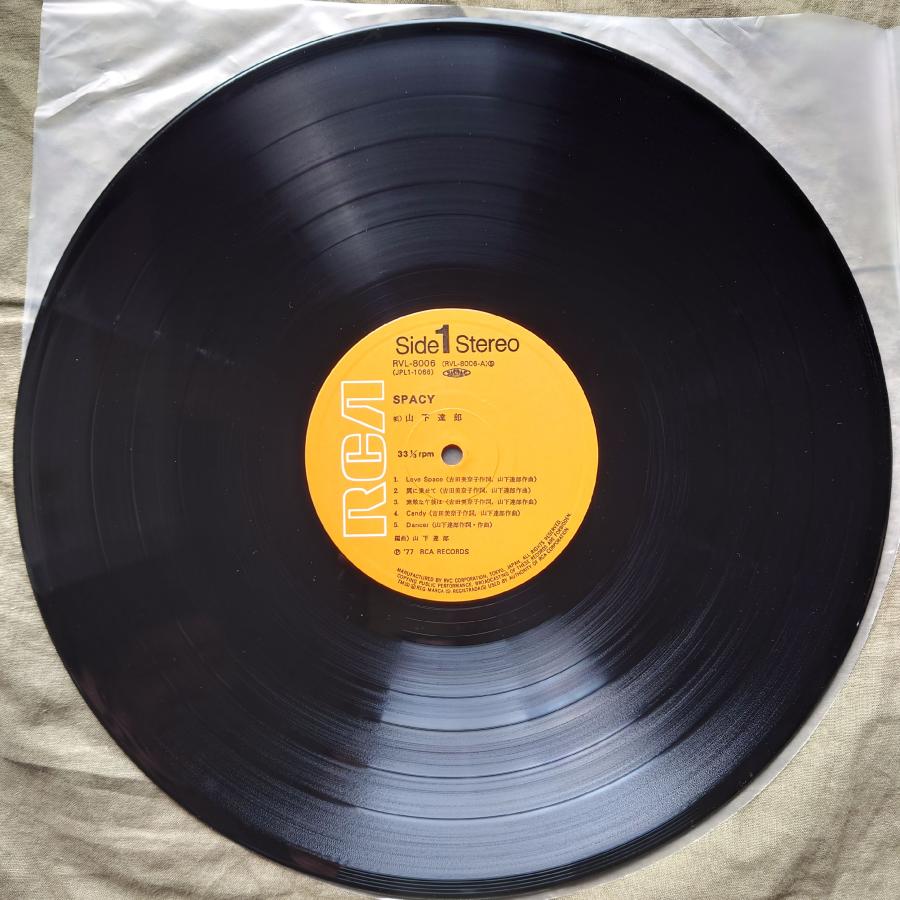 傷なし美盤 透明帯 1977年 オリジナルリリース盤 山下達郎LPレコード