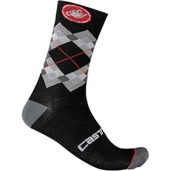 カステリ ボトムス レディース サイクリング Rombo 18 Sock Black/Dark Gray/Red カジュアルサイクルパンツ