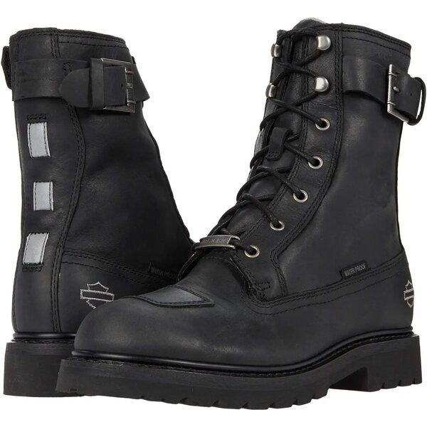ハーレーダビッドソン ブーツ レインブーツ シューズ ハーレーダビッドソン メンズ Black Brosner 8 Lace Black ファッション 05 105ga8js9t 0236 海外インポートファッション Asty2