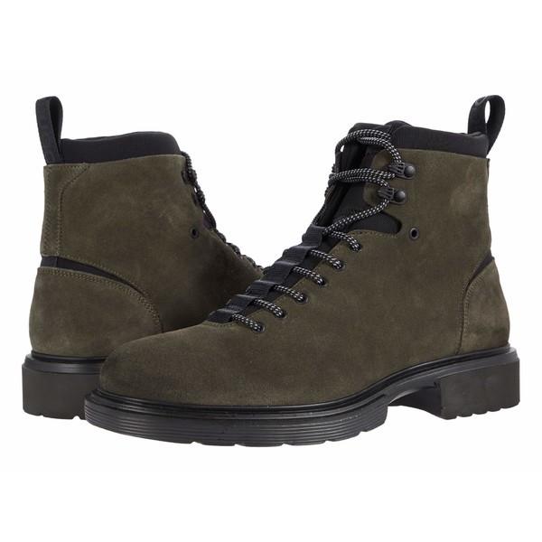 年最新海外 ヒューゴボス ブーツ レインブーツ シューズ メンズ Dart Brush Leather Lace Up Boot Dark Green 最も優遇 Arteri Pn Cilacap Go Id