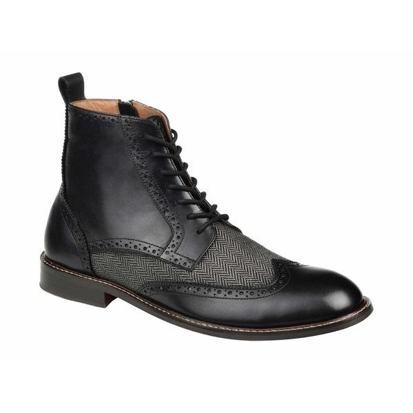 東京工場 直売店 トーマス アンド バイン ブーツ レインブーツ シューズ メンズ Jarett Wing Tip Ankle Boot Black 新品 送料無料 Www Superavila Com