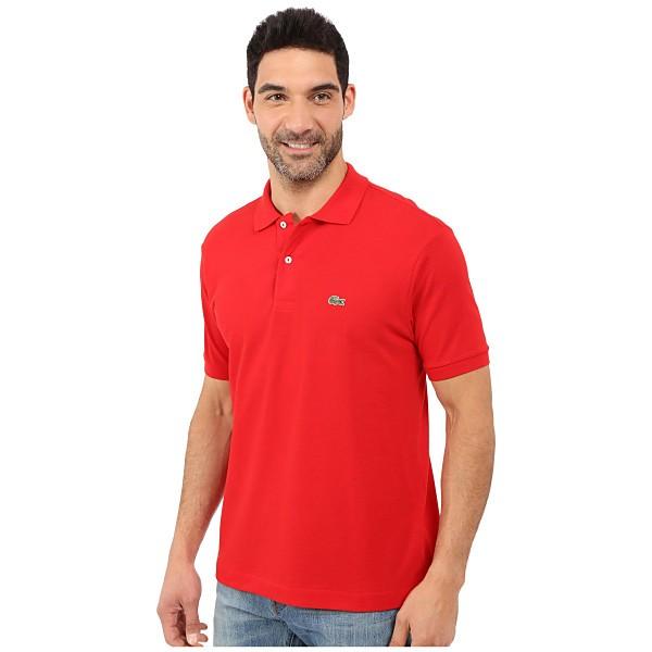 ラコステ シャツ メンズ L1212 Classic Pique Polo Shirt Red rtetonsprings Com