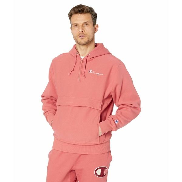 ついに再入荷 チャンピオン パーカー スウェットシャツ アウター メンズ Reverse Weave Anorak Picante Pink セール30 Off Skylanceronline Com
