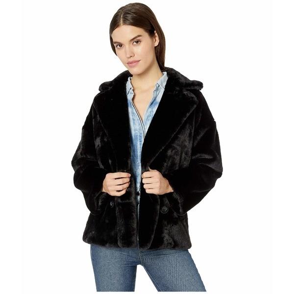 【別倉庫からの配送】 フリーピープル コート アウター レディース Solid Kate Faux Fur Coat Black, 洋食屋FURUE 5337b9d7