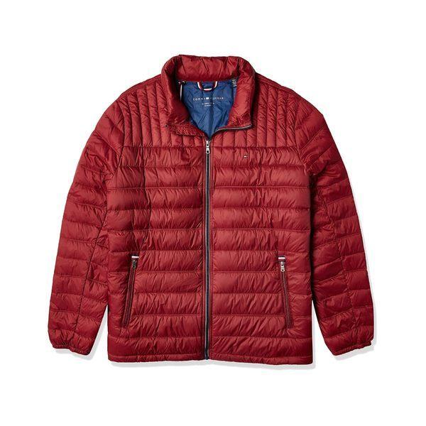 売り切れ トミー ヒルフィガー コート アウター メンズ Lightweight Cotton Hooded Anorak Jacket Red 店舗用 Mongol Od Mn