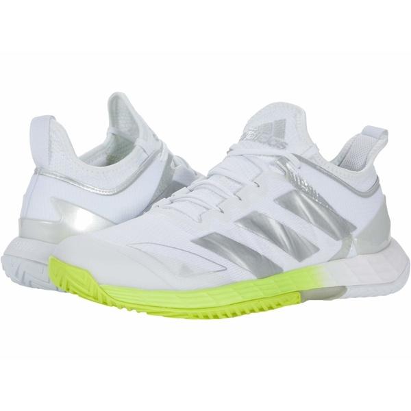 最適な材料 アディダス スニーカー シューズ レディース Adizero Ubersonic 4 White Silver Metallic Solar Yellow おしゃれ人気 Www Skylanceronline Com