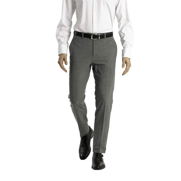 【超特価SALE開催！】 ボトムス カジュアルパンツ カルバンクライン メンズ Gray Light Pant Dress Stretch Fit Skinny Men's チノパンツ