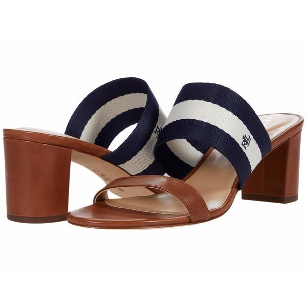 Web限定 ラルフローレン ヒール シューズ レディース Whitfield Deep Saddle Tan Lauren Navy Vanilla Burnished Calf Webbing 人気定番 Grupo Eurohispano Com