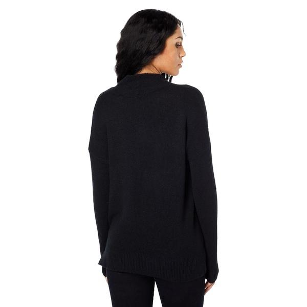 お得な特別割引価格 Cashmere Cotton Collar Shawl レディース アウター ニット セーター リラピー ニット セーター レディース リラピー Boucle Black Sweater Tunic ニット セーター