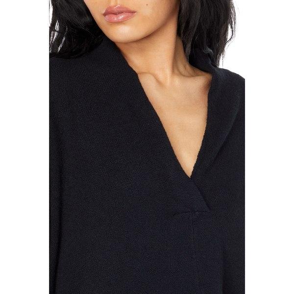 お得な特別割引価格 Cashmere Cotton Collar Shawl レディース アウター ニット セーター リラピー ニット セーター レディース リラピー Boucle Black Sweater Tunic ニット セーター