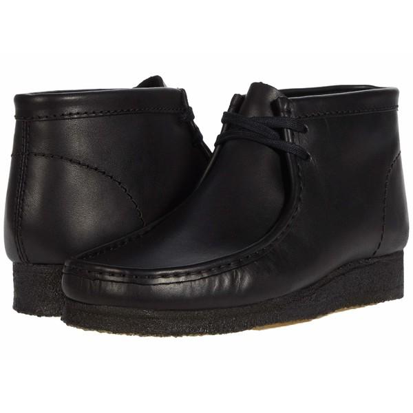 年末年始大決算クラークス ブーツ＆レインブーツ シューズ メンズ Wallabee Boot Black Leather