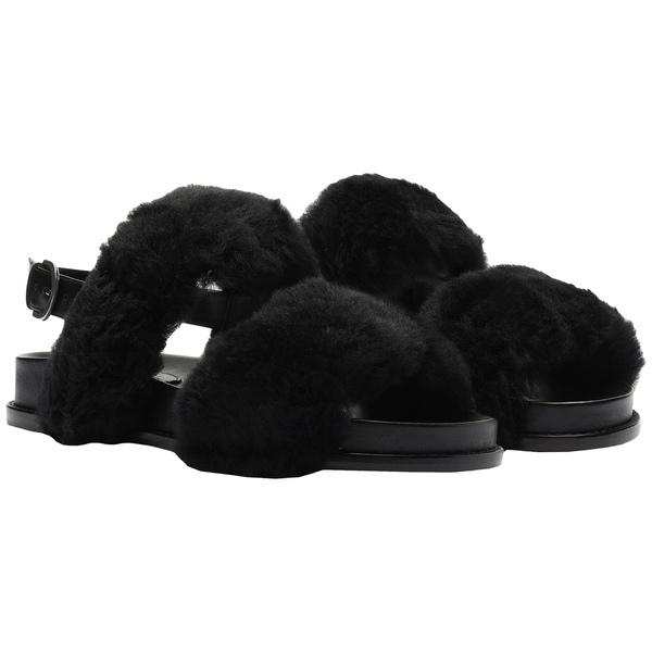 オンライン限定価格 シューズ レディース Sandal サンダル アレクサンドラバードマン Sandal サンダル Black Sport Shearling Shearling 今年も話題の