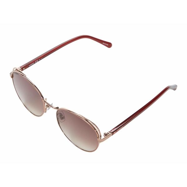 流行 フォッシル レディース サングラス アイウェア フォッシル サングラス アイウェア アクセサリー レディース Fos 2107 G S Red Gold Brown Gradient 財布 帽子 ファッション小物