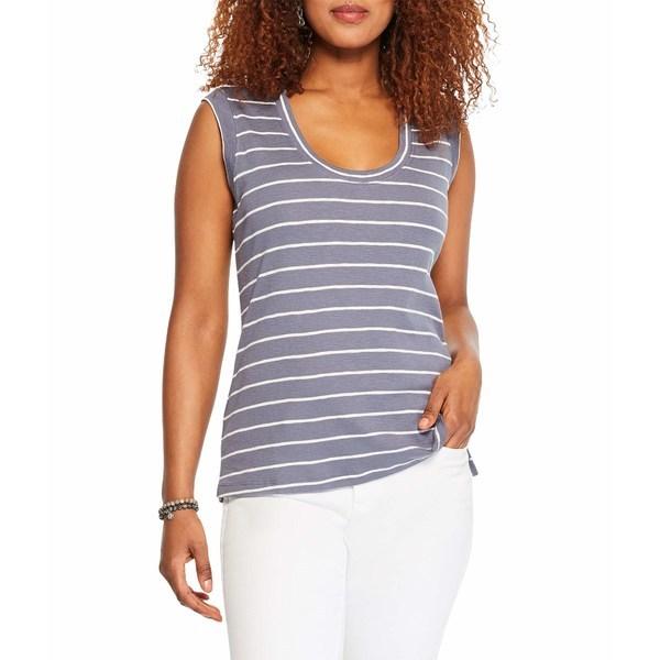 驚きの値段 ニックプラスゾーイ シャツ トップス レディース Mashpee Stripe Tank Slate Seal限定商品 Smmacademy Ru