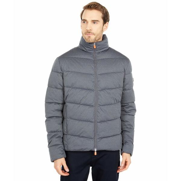 シニアファッション セーブザダック コート アウター メンズ Angy Stretch Puffer Jacket Opal Grey Melange リアルサープラス Skylanceronline Com