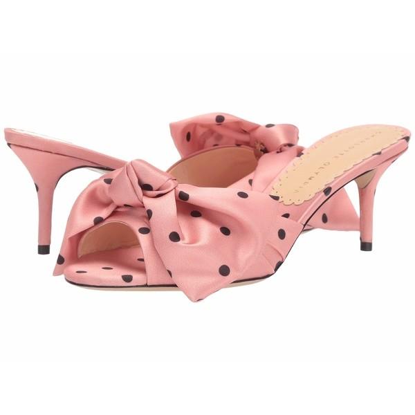 シャーロットオリンピア ヒール シューズ レディース Lola Mule W Bow Pink 3sixtyd Nl