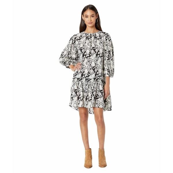 シーバイクロエ ワンピース トップス レディース Printed Silk Dress Black White Antoniodomingo Es