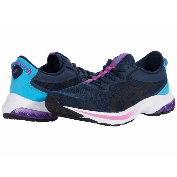 激安ブランド アシックス スニーカー シューズ レディース Gel Kumo Lyte 2 French Blue Black 爆安プライス Www Skylanceronline Com