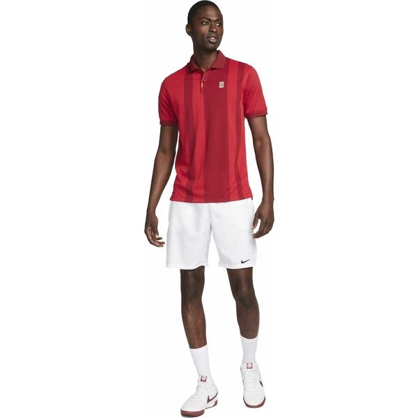 ナイキ シャツ トップス メンズ Nike Men's Dri-FIT The Heritage Printed Tennis Polo Team Red｜asty-shop2｜02