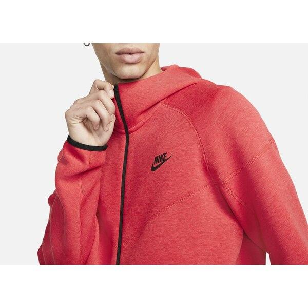 ナイキ パーカー・スウェットシャツ アウター メンズ Nike Men's Tech Fleece Full-Zip Windrunner Hoodie University Red｜asty-shop2｜05