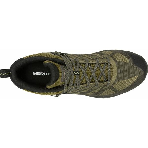 メレル ブーツ シューズ メンズ Merrell Men's Speed Eco Mid Waterproof Hiking Boots Mosstone｜asty-shop2｜04