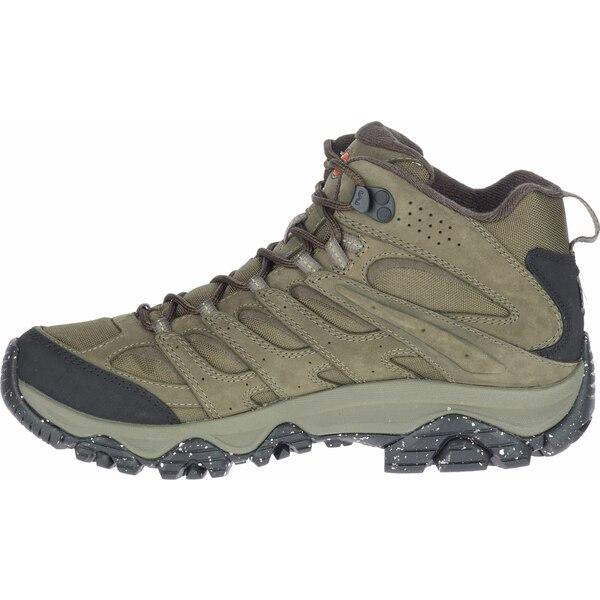 メレル シューズ メンズ フィットネス Merrell Men's Moab 3 Smooth Mid GORE-TEX Hiking Boots Olive｜asty-shop2｜03