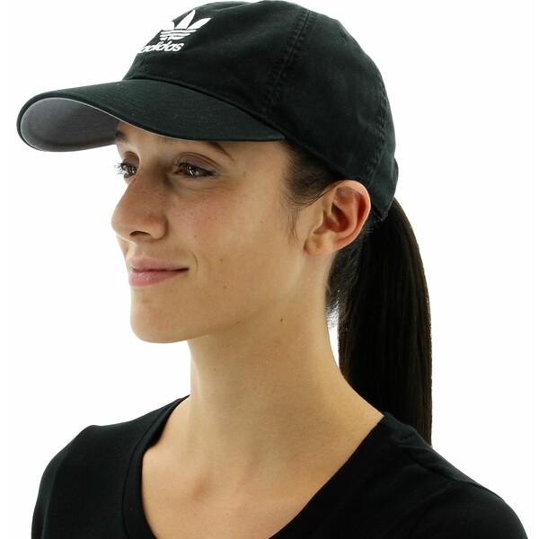 アディダス 帽子 アクセサリー レディース adidas Originals Women's Relaxed Strapback Hat Black｜asty-shop2｜03