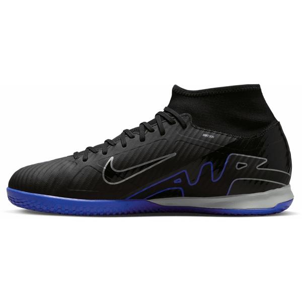 ナイキ シューズ メンズ サッカー Nike Mercurial Zoom Superfly 9 Academy Indoor Soccer Shoes Black/Blue｜asty-shop2｜03