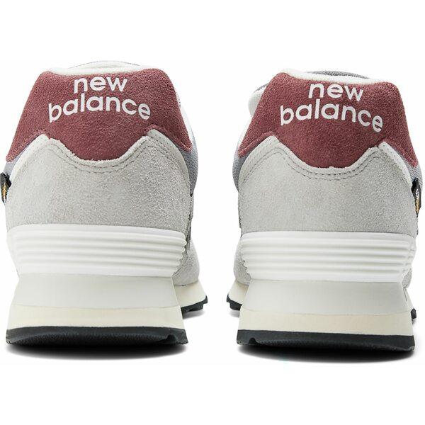 ニューバランス スニーカー シューズ メンズ New Balance 574 Cordura Shoes Grey/Red｜asty-shop2｜05