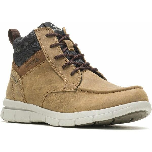 ウルヴァリン シューズ メンズ フィットネス Wolverine Men's Karlin Moc-Toe Mid Work Boots Gravel｜asty-shop2｜03