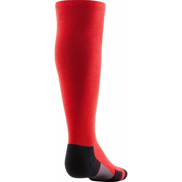 アンダーアーマー 靴下 アンダーウェア メンズ Under Armour Team Over-The-Calf Baseball/Softball Socks Red/Black/White｜asty-shop2｜02