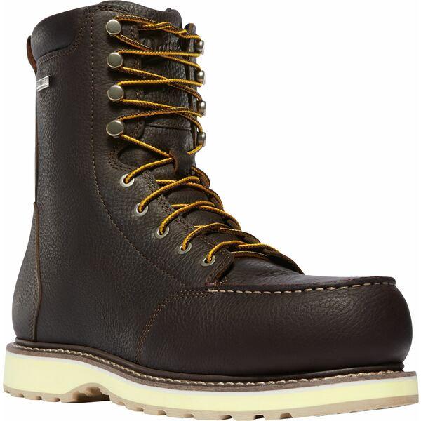 ダナー ブーツ シューズ メンズ Danner Men's Cedar River Moc Toe 8" Waterproof Work Boots Dark Brown｜asty-shop2｜04