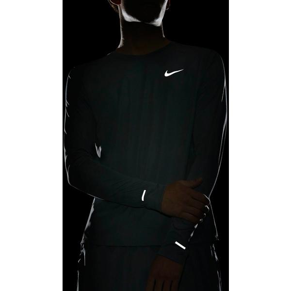 正規取扱品 ナイキ シャツ トップス メンズ Nike Men´s Dri-FIT UV Miler Long Sleeve Shirt Smoke Grey