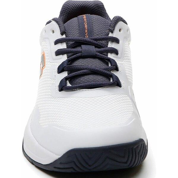 ロット スニーカー シューズ メンズ Lotto Men's Mirage 600 II ALR Tennis Shoes White/Navy Blue｜asty-shop2｜04