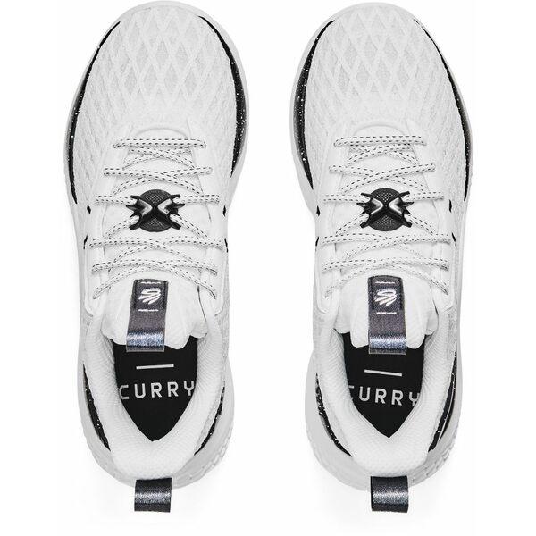 アンダーアーマー シューズ メンズ フィットネス Under Armour Curry 10 Basketball Shoes White/Black/White｜asty-shop2｜04