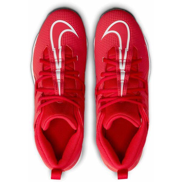 ナイキ シューズ メンズ サッカー Nike Men's Alpha Menace 3 Shark Mid Football Cleats Red/White｜asty-shop2｜04