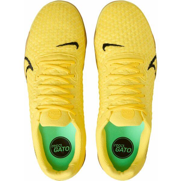 ナイキ シューズ メンズ サッカー Nike React Gato Indoor Soccer Shoes Yellow/Black｜asty-shop2｜04