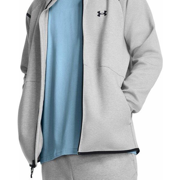 ★新品 アンダーアーマー パーカー・スウェットシャツ アウター メンズ Under Armour Men´s Unstoppable Fleece Full-Zip Hoodie Mod Gray