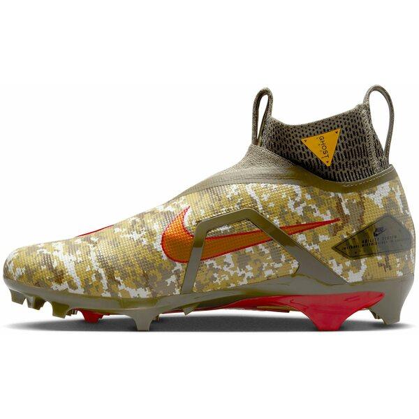 ナイキ シューズ メンズ サッカー Nike Men's Alpha Menace Elite 3 Travis Kelce Mid Football Cleats Gold/Red｜asty-shop2｜03