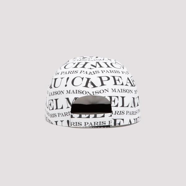 偉大な メゾンミッシェル レディース 帽子 アクセサリー Maison Michel Logo Printed Baseball Cap