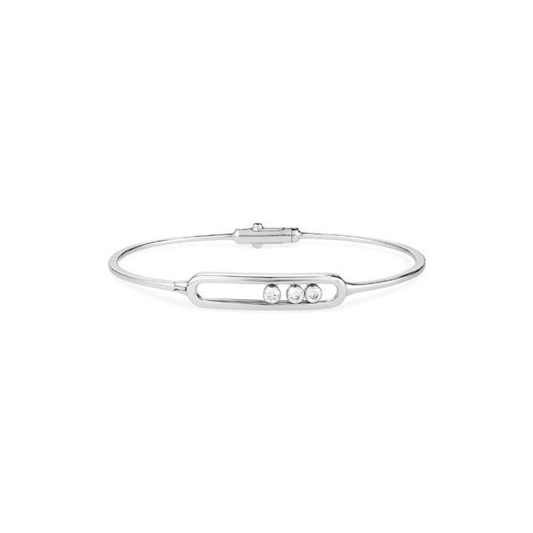 【最安値に挑戦】 メッシカ ブレスレット・バングル・アンクレット アクセサリー レディース Messika Move Diamond Bangle White Gold, CYDネットショップ e8f0bdde