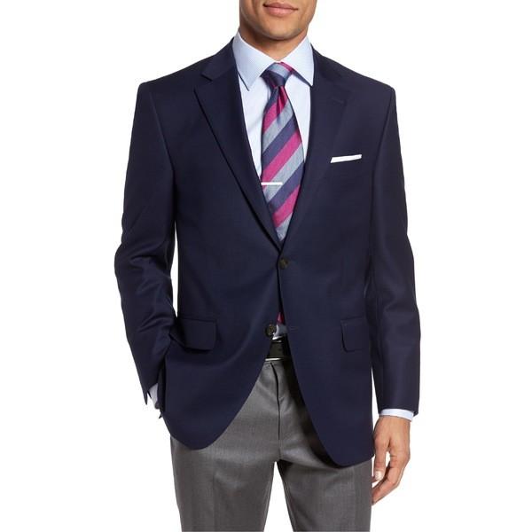 ピーター ミラー ジャケット ブルゾン アウター メンズ Peter Millar Flynn Classic Fit Wool Blazer Navy Isequipment Cl